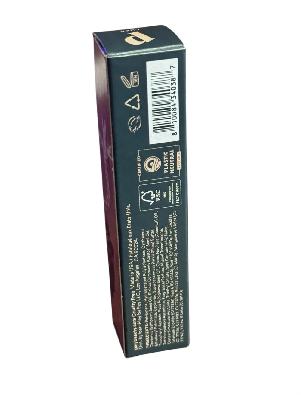 Pley Lust + Found Lip Gloss Lacquer Lupe 6ml 0.20oz New In Box